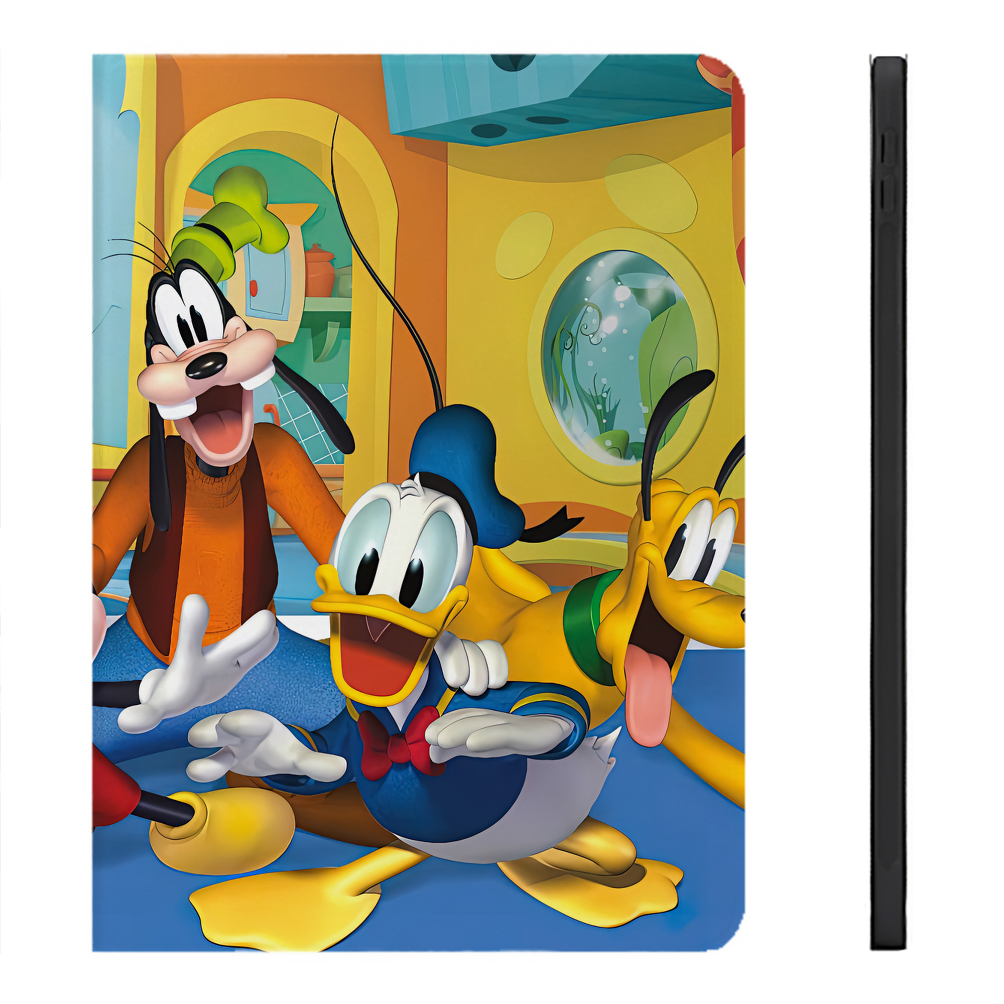 （画像用） ミッキーマウス Mickey Mouse IPadケース ペンホルダー付き ブックスタイルデザイン